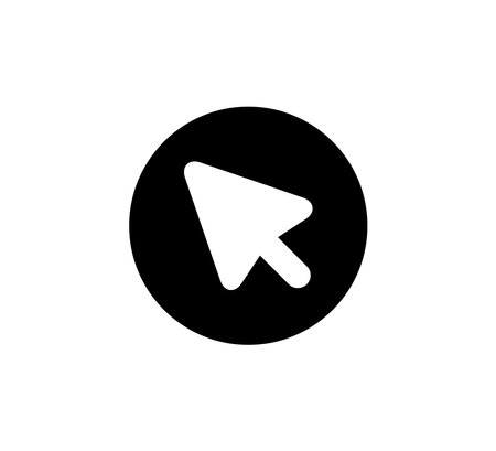 Pointer Arrow Icon Logo Vector Illustration Design Editable Resizable EPS 10のイラスト素材