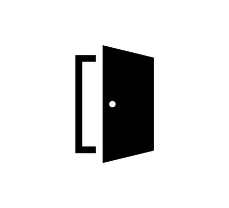 Door Icon Logo Vector Illustration Design Editable Resizable EPS 10のイラスト素材