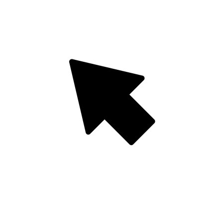 Pointer Arrow Icon Logo Vector Illustration Design Editable Resizable EPS 10のイラスト素材