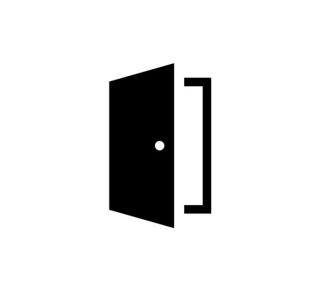 Door Icon Logo Vector Illustration Design Editable Resizable EPS 10のイラスト素材
