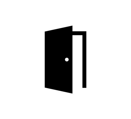 Door Icon Logo Vector Illustration Design Editable Resizable EPS 10のイラスト素材