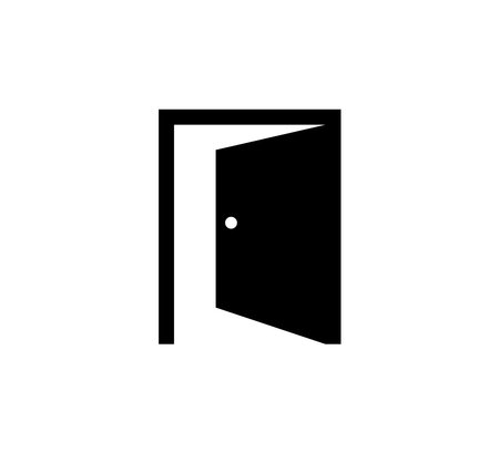 Door Icon Logo Vector Illustration Design Editable Resizable EPS 10のイラスト素材