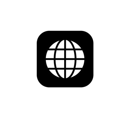 Global Network Icon Logo Vector Illustration Design Editable Resizable EPS 10のイラスト素材