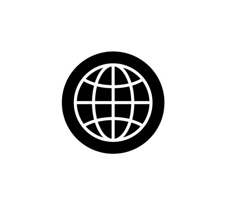 Global Network Icon Logo Vector Illustration Design Editable Resizable EPS 10のイラスト素材