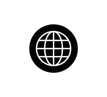 Global Network Icon Logo Vector Illustration Design Editable Resizable EPS 10のイラスト素材