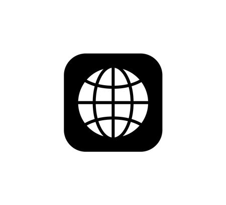 Global Network Icon Logo Vector Illustration Design Editable Resizable EPS 10のイラスト素材