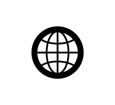 Global Network Icon Logo Vector Illustration Design Editable Resizable EPS 10のイラスト素材