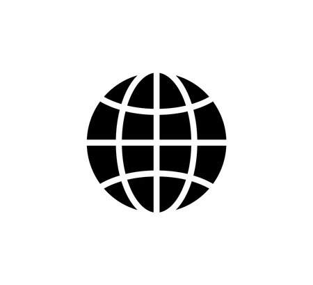 Global Network Icon Logo Vector Illustration Design Editable Resizable EPS 10のイラスト素材