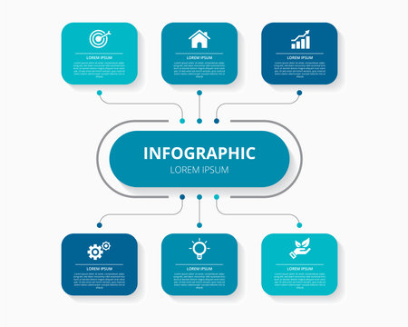 Business Infographics Collection Vector Illustration Design Editable Resizableのイラスト素材