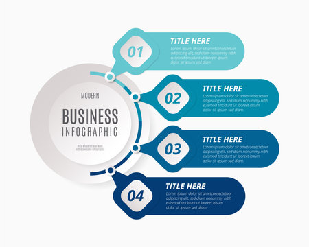 Business Infographics Collection Vector Illustration Design Editable Resizableのイラスト素材