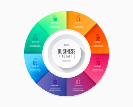 Business Infographics Collection Vector Illustration Design Editable Resizableのイラスト素材