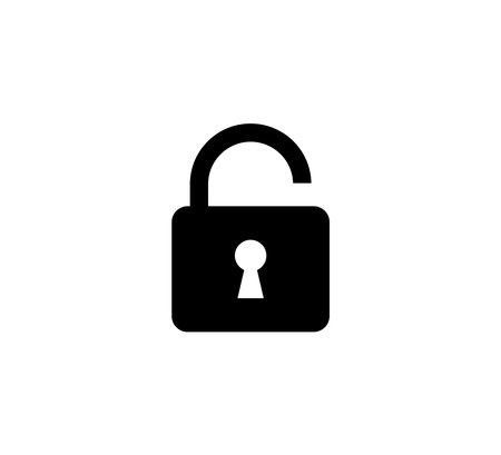 Lock Icon Logo Vector Illustration Design Editable Resizableのイラスト素材