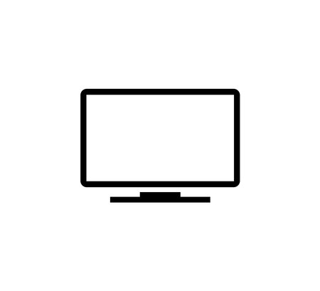 Monitor Computer Icon Logo Vector Illustration Design Editable Resizableのイラスト素材