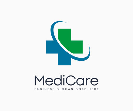 Medical Health Care Logo Icon Vector Illustration Template Design Editable Resizableのイラスト素材