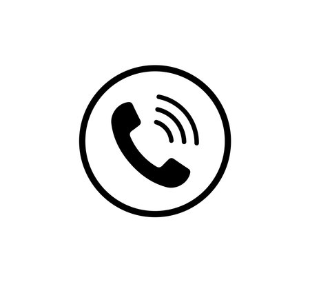 Phone Call Icon Logo Vector Illustration Design Editable Resizableのイラスト素材
