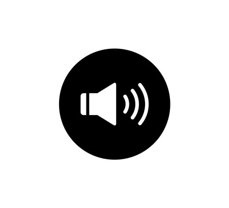Sound Speaker Symbol Icon Logo Vector Illustration Design Editable Resizableのイラスト素材