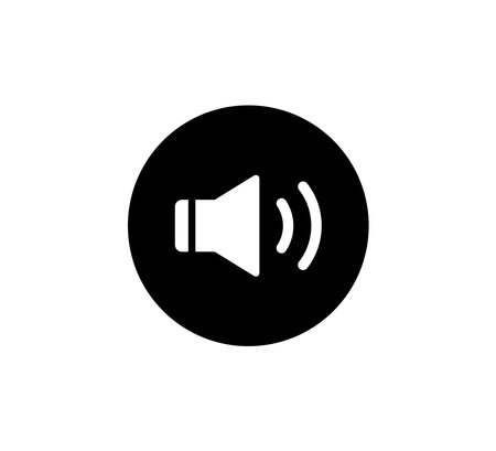 Sound Speaker Symbol Icon Logo Vector Illustration Design Editable Resizableのイラスト素材