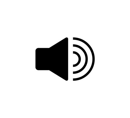 Sound Speaker Symbol Icon Logo Vector Illustration Design Editable Resizableのイラスト素材