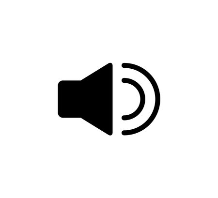 Sound Speaker Symbol Icon Logo Vector Illustration Design Editable Resizableのイラスト素材