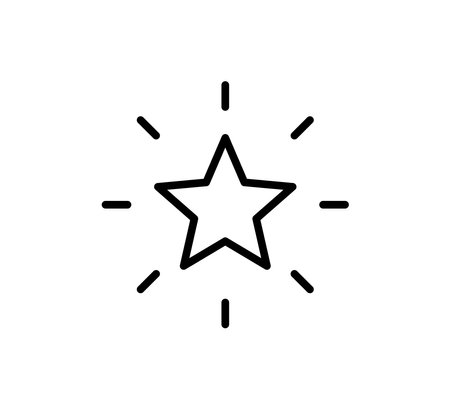 Star Icon Logo Vector Illustration Design Editable Resizableのイラスト素材