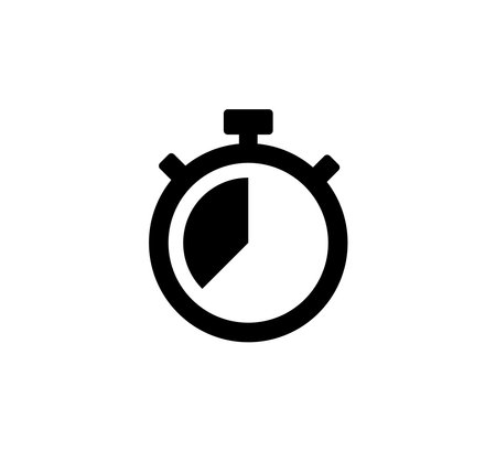 Stopwatch Timer Icon Logo Vector Illustration Design Editable Resizableのイラスト素材