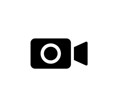 Video Camera Icon Logo Vector Illustration Design Editable Resizableのイラスト素材