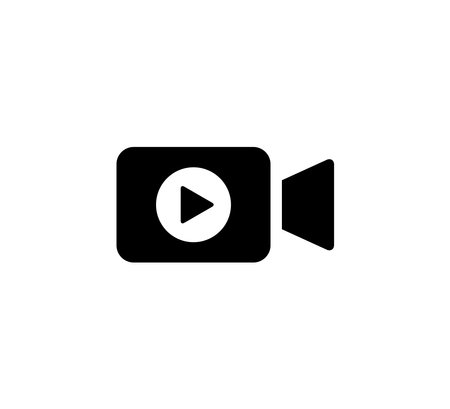 Video Camera Icon Logo Vector Illustration Design Editable Resizableのイラスト素材