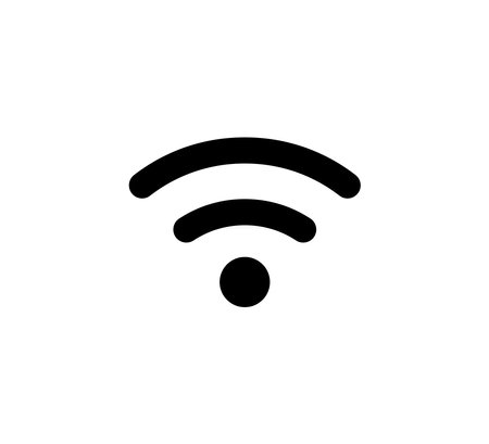 Wifi Signal Symbol Icon Logo Vector Illustration Design Editable Resizableのイラスト素材