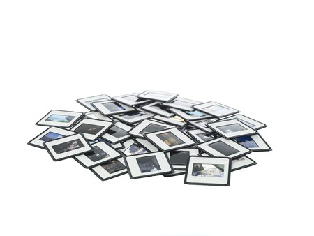 Collection of diapositive slidesの写真素材
