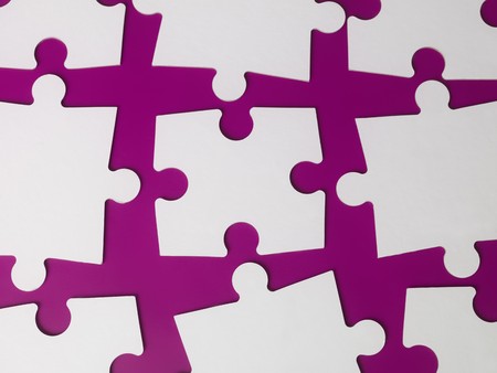 Pieces of a puzzleの写真素材
