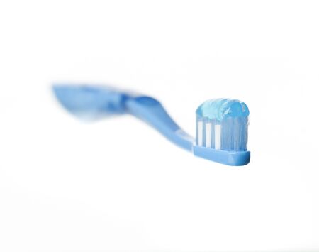 Blue toothbrushの写真素材