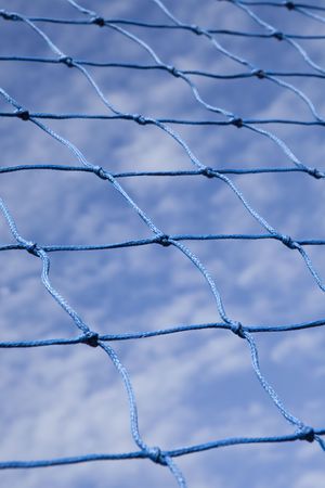 Soccer goal netの写真素材