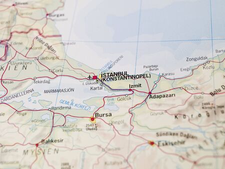Map of Instanbulの写真素材