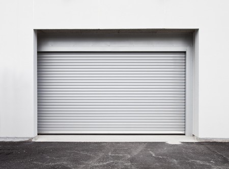 Garage door at a modern building