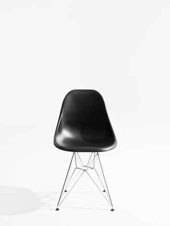 Retro chair isolated on white backgroundの写真素材