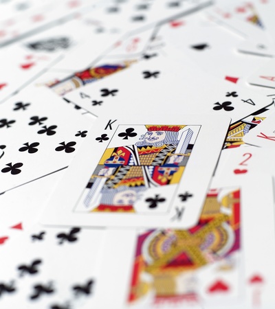 Full Frame of Playing Cardsのeditorial素材