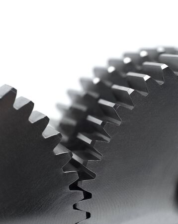 Industry wheels with selective focusの写真素材