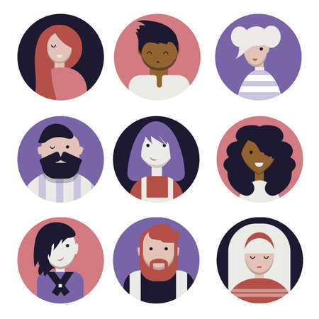 Love Valentines day Hand Drown Hearts Doodles Set. Vector romantic icons collection. Cute heart with wings. Happy Valentines day black and white illustration for baby print designの写真素材