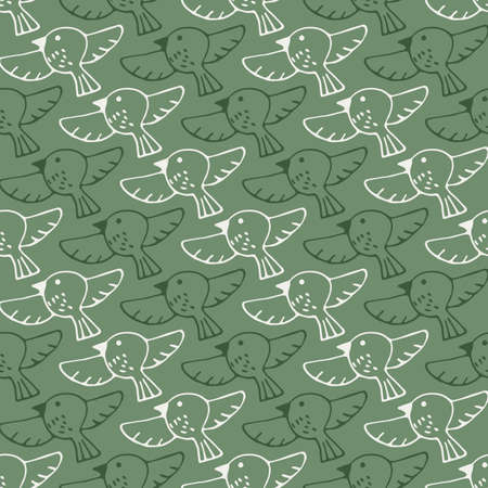 Vector set of flowers, roses, leaves. Seamless repeating color pattern on a white background.のイラスト素材