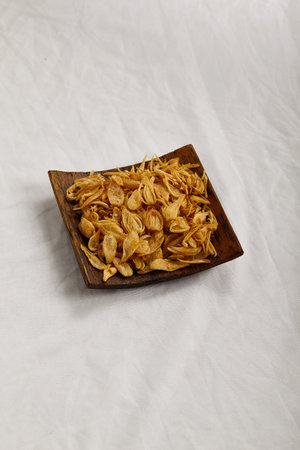 The Onions are so deep fried that they give off a pleasant, crunchy aroma. Have a space for copy...