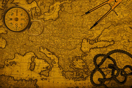 Old mapの写真素材