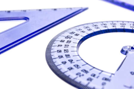 Plastic rulersの写真素材