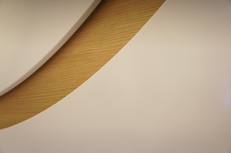 A harmonious background of wood texture and smooth texture.の写真素材