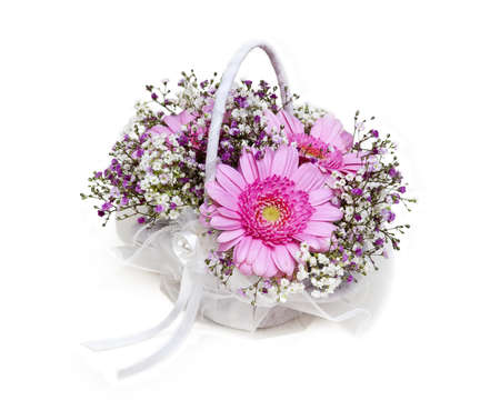 Wedding Bouquet isolated on the white backgroundの写真素材