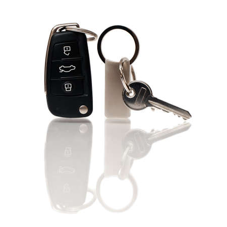 The keys from the house and the carの写真素材