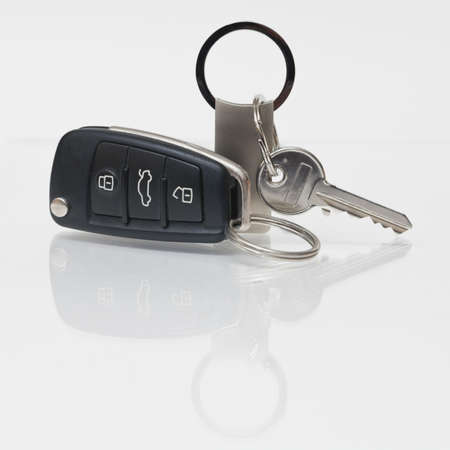 The keys from the house and the carの写真素材