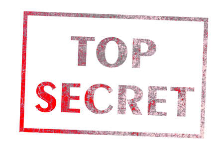 Top secret stampの写真素材