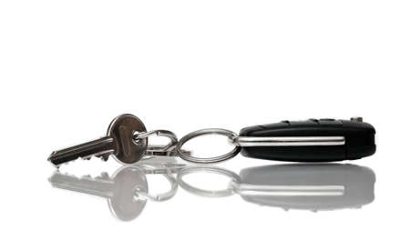 The keys from the house and the carの写真素材