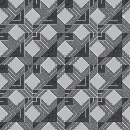 The seamless geometrical pattern consisting of the repeating rhombuses and triangles. For a cover of...