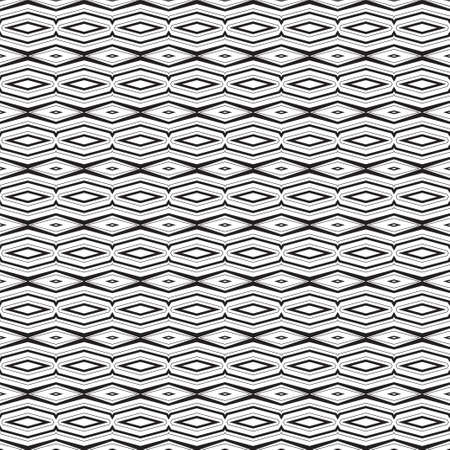 Seamless geometrical vector template. Abstract  linear drawing. Graphic design of a lattice. Vector pattern.のイラスト素材